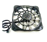 N / A Slim 15mm Thickness, Best for Small Case, Big Airflow of 53.6CFM 120mm PWM Controlled Fan with De-Vibration Rubber 120mmx15mm
