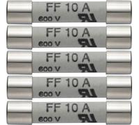 N/A testo 0590 0005 Lot de 5 fusibles de rechange 10 A/600 V