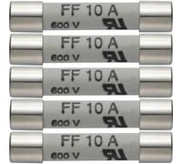 N/A testo 0590 0005 Lot de 5 fusibles de rechange 10 A/600 V,