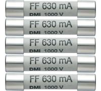 N/A testo 0590 0006 Lot de 5 fusibles de rechange 630 mA/1000 V,