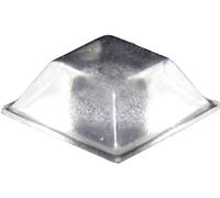 N/A TOOLCRAFT PD2205C autocollant, carré transparent (L x l x H) 20.5 x 20.5 x 7.5 mm