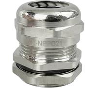 TRU Components Presse-étoupe TC-10302888 PG21 laiton nickelé 1 pc