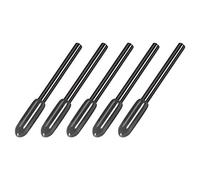 N/A Tube d'antenne en Plastique Noir et Capuchon Noir pour antenne de récepteur de véhicules télécommandés RC - 5pcs