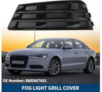 N¡ã8Wd807681 Grille De Feu Antibrouillard Pour A4 B9 2016-2018 Avant Gauche Couverture InfšŠrieure De Feu Antibrouillard De Pare-Chocs Avant Inserts Abs 1 Pc Noir