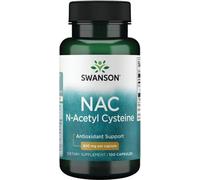 N-acétyl cystéine 600mg 100 gélules Swanson Health Products