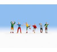 Noch Figurines modélisme ferroviaire 36871 Alpinistes – 6 figurines – Échelle N (1:160)