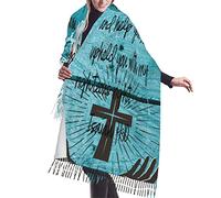 N’Ayez Pas Peur, Car Je Suis Avec Vous. (Ésaïe 4110, Verset 15) Glands Foulard Quotidien Chaud Châle Classique Écharpe Femme