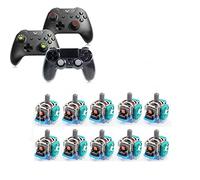 N+B 10 pièces de remplacement de manette analogique 3D, manettes de manette de manette compatibles pour manette de jeu Xbox One/PS4 manettes de pouce contrôleur Joypad manette de jeu axe de capteur