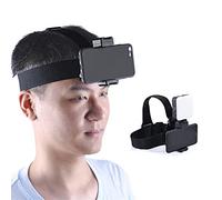 N+B Support de téléphone Portable monté sur la tête, support de Prise de Vue en Direct vidéo à la première Personne avec Clip de téléphone Smartphones Action Camera Head Mount Strap