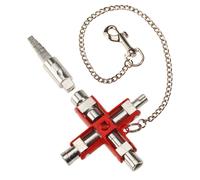 Virax Clé en croix universelle multifonction 261500 – 12 empreintes