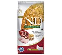 FARMINA N&D Ancestral Grain Chicken & Pomegranate Adult Mini Dog - Poulet, grenades et céréales pour chiens adultes de petites races - 7 kg