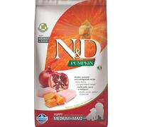 N&D Citrouille Chiot Med/Max Poulet 2,5 Kg