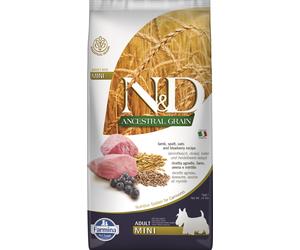 N&D Low Grain lamb & blueberry adult mini dog 7 kg