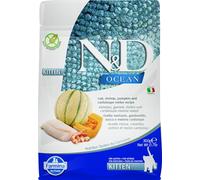 N&D Ocean Morue, Crevette, Potiron & Melon Chaton 300 GR
