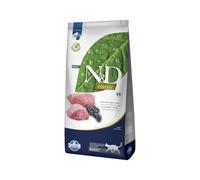 Farmina N&D Aliments secs pour chats adultes sans céréales Agneau et Myrtille 10 kg