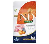 Farmina Aliment pour chien N&D Pumpkin Sans céréales Adulte Mini Agneau et Myrtille 800 g