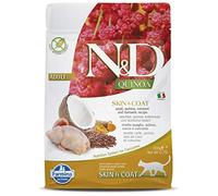Farmina Nourriture pour chat N&D Quinoa Peau et Fourrure Caille 300 g