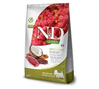 Farmina, N&D Quinoa Skin & Coat, Canard, Coco & Curcuma, Chien Adult Mini, 7kg