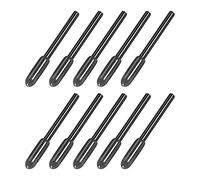 N/D Tube d'antenne de Protection en Plastique avec Capuchons pour antenne récepteur FRSKY XM XM + X4R X4RSB S6R / D Series/TF Series IPEX4 - Noir - 10pcs