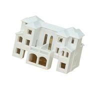 N échelle 1: 800 Villas bâtiment Assemblage modèle Bricolage Table de Jardin micropaysage Ornement décors Assemblage Outland pour Bricolage Table de