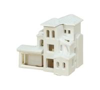 N Échelle 1: 800 Villas Outland Modèle Maison Moderne Scène de Table de Modèle de Construction Jardin Micropaysage Ornement Décors Table de Scène Bâtiment