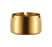 N/F Cendrier Rond Durable Amovible en Acier Inoxydable résistant aux Hautes températures cendrier sans Couvercle boîte à Tabac décoration de Bureau