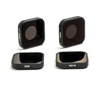 N-FACTORY-DE Lot de 6 filtres ND pour GoPro Hero 12, ND8, ND16, ND32, ND64, UV, CPL, aluminium, verre, version