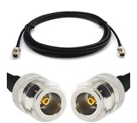 N Femelle vers N Femelle 5m RG58 Cable Coaxial - Câble d'extension exterieur à faible perte rallonge etanche - pour Routeur WIFI Radio Antenne LTE GSM Amplificateur 4G 5G 6G LTE Hotspot
