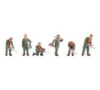 Noch Figurines Ouvriers forestiers 36061 N (1:160) peintes, debout - Set