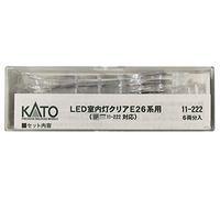N gauge 11-222 LED indoor lights clear E26 for series 6-car set