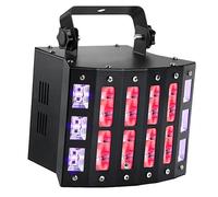 N-GEAR DB42 Party Light Effet DJ Derby LED RGBW Puissance 30W et Contrôle DMX 7 Canaux Boîtier Métal avec Support Réglable Éclairage Professionnel pour Fêtes Discothèques et Scènes Intérieur Noir