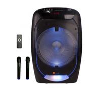 chariot de haut-parleurs The Flash 1510bluetooth 500W noir