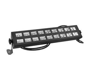 N-GEAR UV21 Barre de Lumière Noire LED Ultraviolette Puissance 54W avec 18 LED de 3W Éclairage UV Fluorescent pour Fêtes Scènes et Effets Néon Support Réglable et Design Plug and Play Couleur Noir