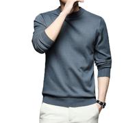 N/H Demi col élevé Hommes Pull 5 Tailles 5 Couleurs Couleur Unie Manches Longues Lâche Pull Hommes Casual Pull Hommes Vêtements Hommes - Gris - Large