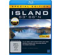 N - Island 63° 66° N - Gesamtbox [Blu-ray] [Import allemand]