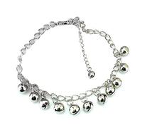 N-K Bracelet de cheville pour femme avec clochettes, bracelet de cheville, bracelet de cheville, sandale pieds nus style vintage, durable et pratique, design et durable.