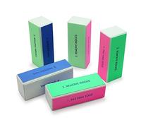 N-K Lot de 5 polissoirs à ongles - 4 possibilités - Polonais - Bloc de manucure - Produit élégant et populaire