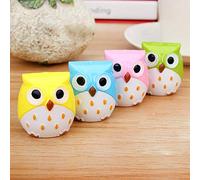 N-K Pulabo Taille-crayon en forme de chouette pour étudiant, bureau, papeterie 4,5 x 4,3 x 4 cm