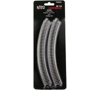 N Kato Unitrack 20-110 Rails Courbes / Curve Track R282mm 45° 4pcs Neuf-New-Neu