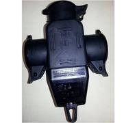 N & L 10195 Adaptateur triple caoutchouc 230 V noir IP44