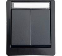 N & L 27612 Interrupteur série complet en saillie noir 1 pc(s)