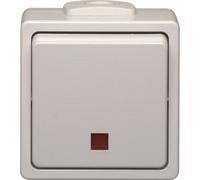 N & L 28383 Interrupteur de contrôle complet en saillie blanc 1 pc(s)