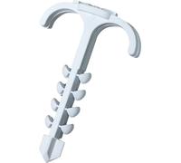 N & L Doppelsteckschelle 4-12mm Bride de montage enfichable 519STN pour montage par emboîtement dans la maçonnerie, avec cheville