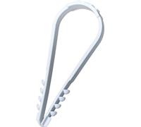 N & L Dübelklemmschelle 8-28mm Bride de montage enfichable 502STN pour montage par emboîtement dans la maçonnerie, avec cheville