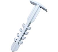 N & L Dübelstecknagel 50mm Elément de fixation enfichable 514ST pour montage par emboîtement dans la maçonnerie, sans halogène, avec cheville, stabilisé aux UV