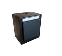 N&L Interrupteur marche/arrêt en saillie - IP55 - Protection contre les projections d'eau - Avec champ d'étiquetage - 230 V/10 A - Idéal pour cave, garage et jardin - Fabriqué en Allemagne - Noir