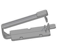 N & L Kabelhalter Clip de fixation autocollant 555ST sans halogène, stabilisé aux UV gris clair 100 pc(s)