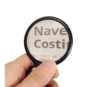 /N loupe 10X,Loupe de Poche Pliable 10x - Loupe de Lecture de Bijoux de 50 mm, loupe, loupe en Verre Pliante