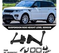 N°Lr020473 Capteur De Niveau De Hauteur De Suspension Pour Land Rover Range 2006-2009/ Avant Gauche Droite Capteur De Niveau De Phare/ Métal Durable/ 1 Paire Noir.