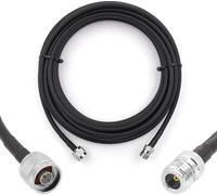 N mâle à N femelle Câble coaxial 50cm - 50ohm 5D-FB Ø7.5mm Extension câble d'antenne à très faible perte - WiFi RF Antenne GSM 3G 4G LTE 5G Routeur Amplificateur de signal Lora Ham CB Radio